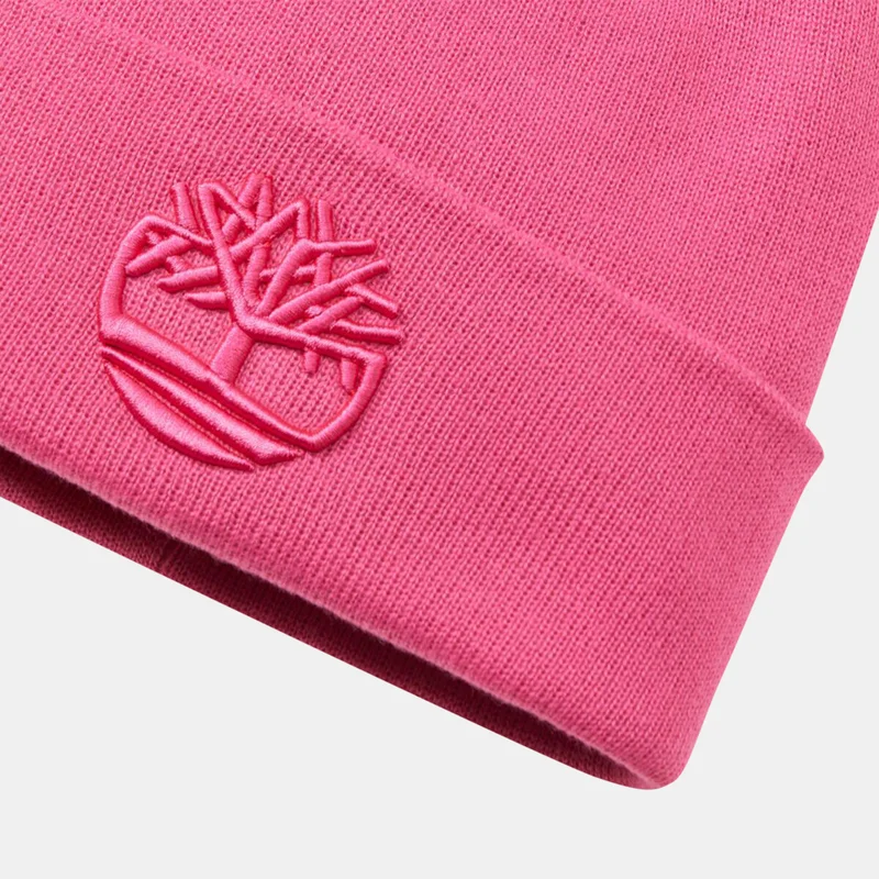 Timberland Men's Tonal 3D Embroidery Beanie