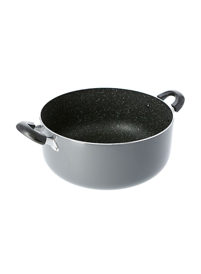 DELCASA Non-Stick Aluminum Casserole Grey 32cm - Image 3