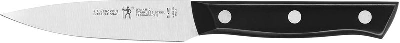 HENCKELS Dynamic Razor-Sharp 4-inch Paring Knife, German Engineered Informed by 100+ Years of Mastery, Black/Stainless Steel - Image 1