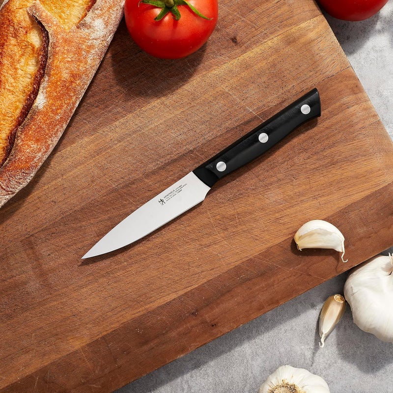 HENCKELS Dynamic Razor-Sharp 4-inch Paring Knife, German Engineered Informed by 100+ Years of Mastery, Black/Stainless Steel - Image 2