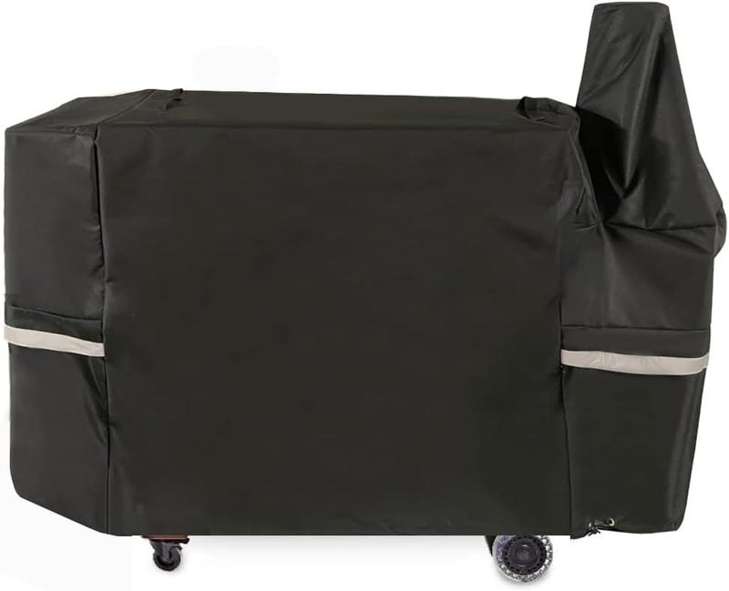 غطاء للصينية الشواء لمدافئ الفحم من نوع Pit Boss Austin XL/Rancher XL، مثل طرازات 1000S، 1000SC، 1000Sq، 1000SC2، 1100 Pro، وسلسلة 1000/1100، مقاوم للماء، مصنوع من قماش البوليستر 600D، مناسب للاستخدام في الهواء الطلق. - Image 1