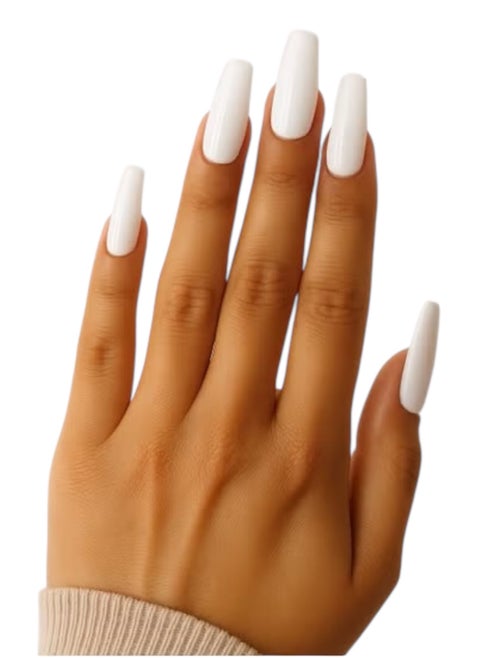 100-Piece Nail Fitting Set White
