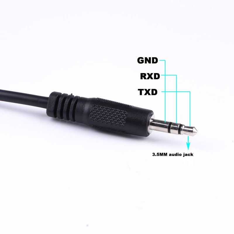 Suamdoen USB to 3.5mm Audio Jack 5V TTL UART Serial Cable with FT232RL Chipset Works for LG HDTV LG Televisions Mazur PRM-9000, TTL-232R-5V-AJ - Image 4