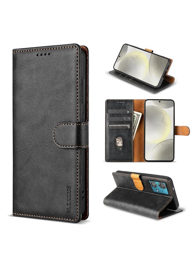 Case For Motorola Edge 40 Neo CSJ-P1 Solid Color Leather Phone Case