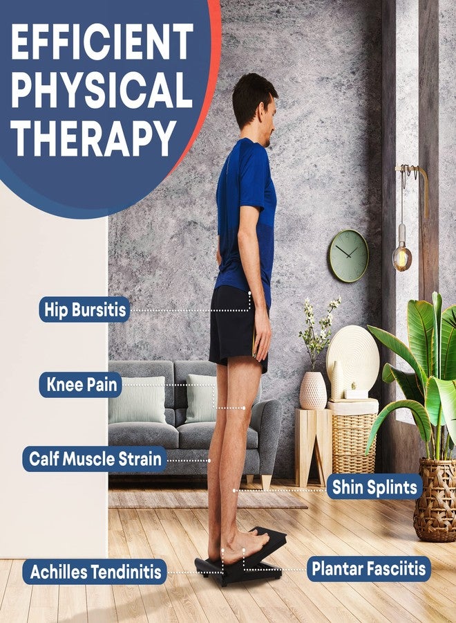 CTRL Sports Calf Stretcher Slant Board - Adjustable Slant Board for Calf Stretching, Non-Slip Foot Incline Board - Portable Stretch Board Equipment for Ankle, Achilles Tendon, Knee, Posture Exercise - Image 5