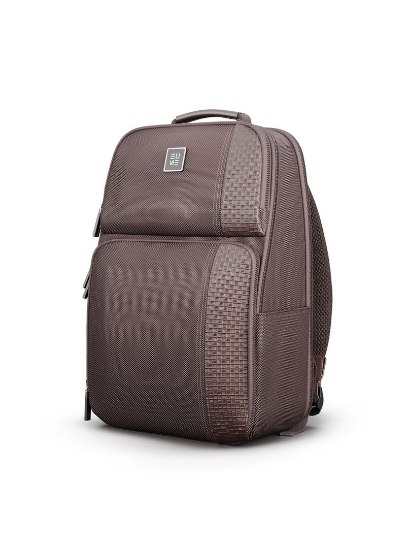 EUME Premium 15.6 in Laptop Bags for Men & Women Office Use | Stylish Backpack Bag | Spacious Backpack for Travelling | 24L Zenith Brown - Image 1