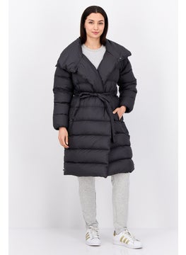adidas Originals Women Sportswear Fit Brand Logo Outdoor Jackets, Black  - Image 1