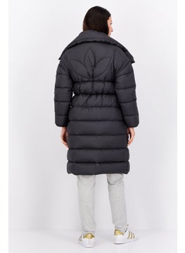adidas Originals Women Sportswear Fit Brand Logo Outdoor Jackets, Black  - Image 4