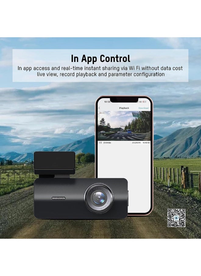 1080p WiFi Dash Cam has clear vision at night and easily record accidents - pzsku/Z15C72548987C2674E6A0Z/45/_/1713329307/5042dbd4-bac1-4263-92e6-9644eb849684