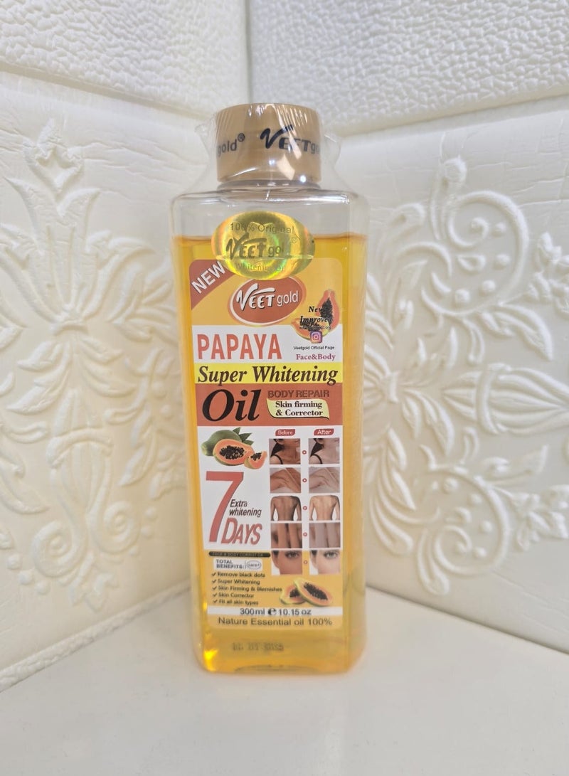 Veet gold Papaya Super Whitening Oil300ml