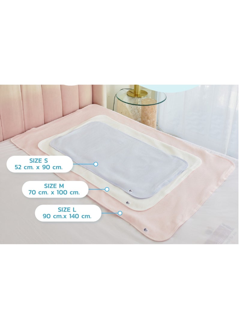 بومة الثلج وسادة واقية من الخيزران مقاومة للماء من Snow Owl (مقاسات S/M/L) - بيضاء، مقاس S - Image 5