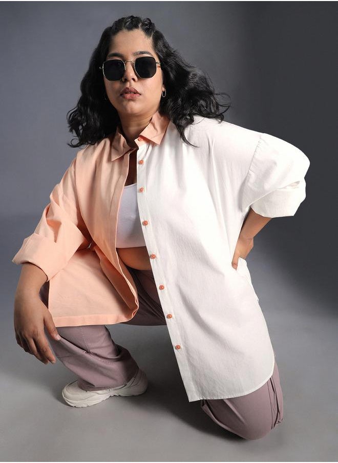 Plus Size Color Block Cotton Oversized Casual Shirt - pzsku/Z15C7AAA5FD5A6F435F34Z/45/_/1733818926/964d2c15-4641-4383-85c4-24c896020a95