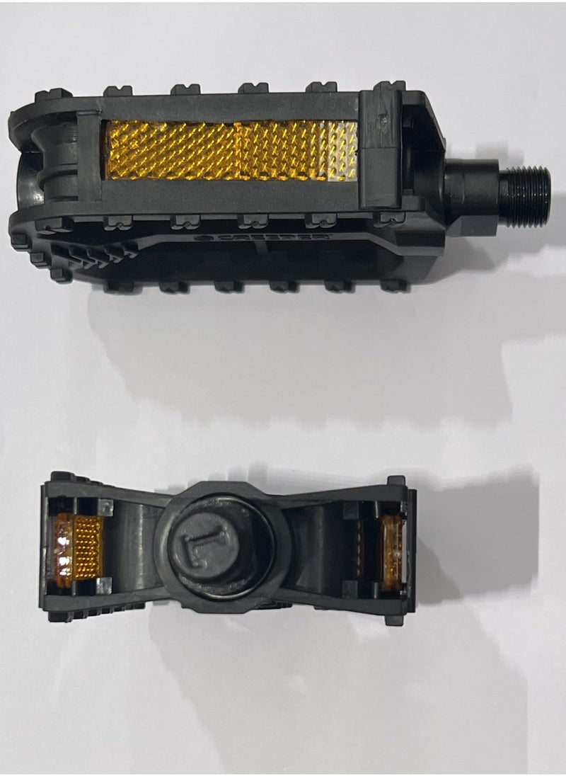 CREEPER Bicycle Pedals - Universal Fit Bike Pedals with 9/16" Threading, Non - slip, Durable and Lightweight, with Reflective Strips, Suitable for Most Adult Bikes and Mountain Bicycles.  - Image 2