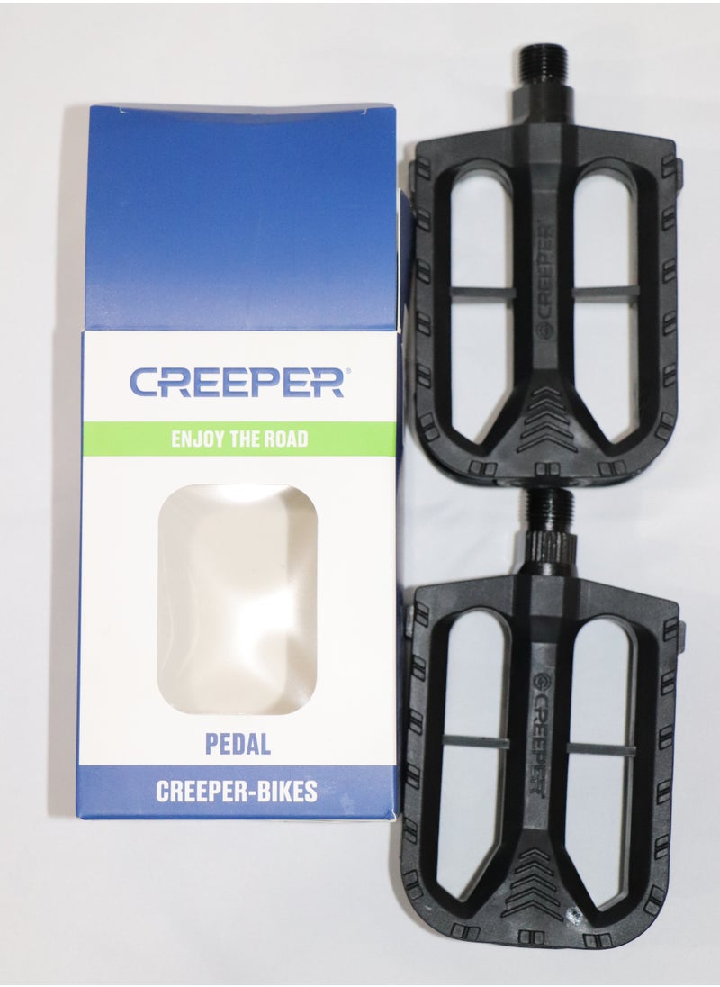 CREEPER Bicycle Pedals - Universal Fit Bike Pedals with 9/16" Threading, Non - slip, Durable and Lightweight, with Reflective Strips, Suitable for Most Adult Bikes and Mountain Bicycles.  - Image 5
