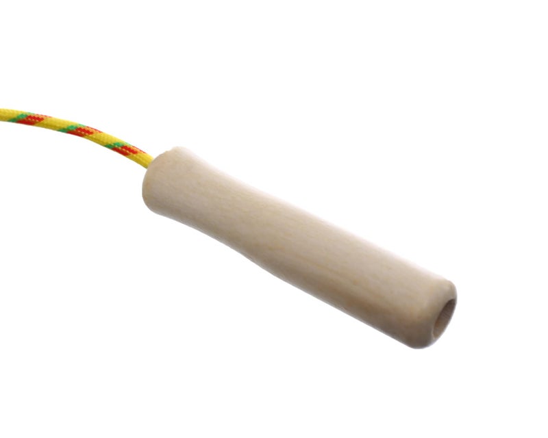 Minsa Wooden Handle Jump Rope M193 Yellow for Cardio Fitness Training - Image 3
