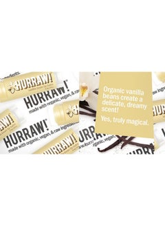 Hurraw! Vanilla Bean Lip Balm 2 Pack Organic Certified Vegan Cruelty And Gluten Free. Nongmo 100% Natural Ingredients. Bee Shea Soy And Palm Free. Made In Usa  - Image 3