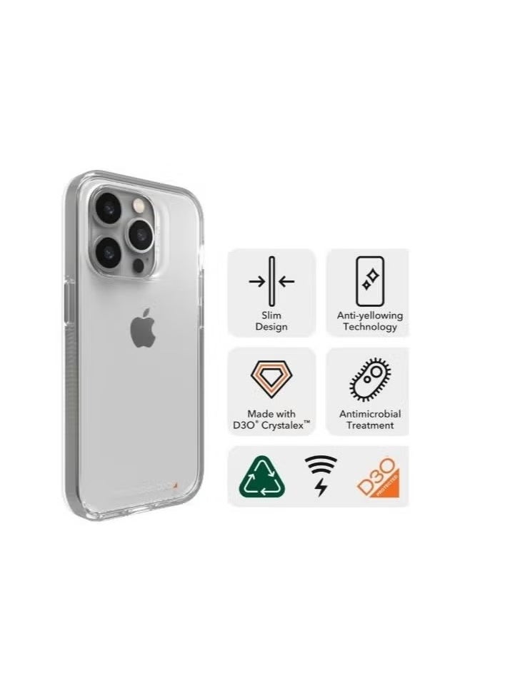 IPhone 16 Pro Max Crystal Palace Clear Case With Advanced Impact Protection Approved By D3O Slim Tough Design