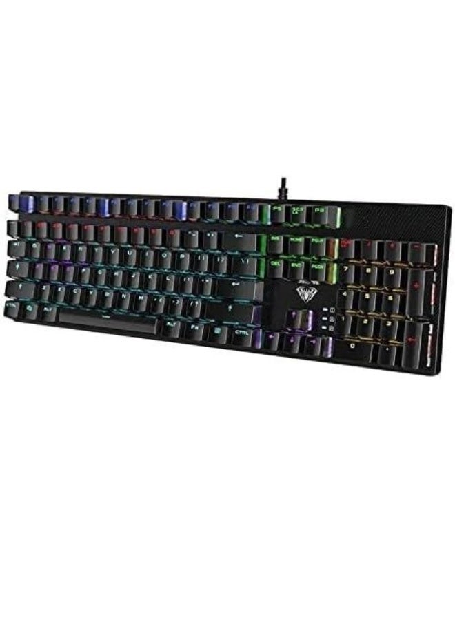 Mechanical Gaming Keyboard - Durable & Easy-to-Use USB Keyboard for Daily Gaming - Image 1