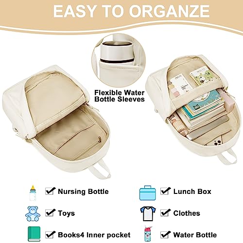 LOIDOU Backpack for Teen Girls Middle-School Primary Elementary Bookbags 17inch Kids Backpack Women laptop Backpack Lightweight Casual Daypack - Image 5