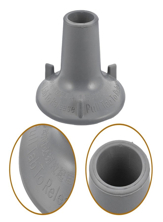 PACKOVE Rubber Suction Cup Foot Pads for Toilet Handrails and Shower Chairs Non-Slip Waterproof Foam Cushion for Stability and Bathroom Safety 3.74X3.74 Inches - Image 3