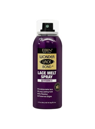 Wonder Lace Melt Aerosol Spray | Preserves Edges & Undetectable Lace | Long lasting hold | No Residue | Vitamin E + Biotin Infused (80ml./ 2.7oz) - pzsku/Z15C7E8D5D929DA48C583Z/45/_/1692304930/338d4d59-b152-4a04-887c-bc40219f7c50