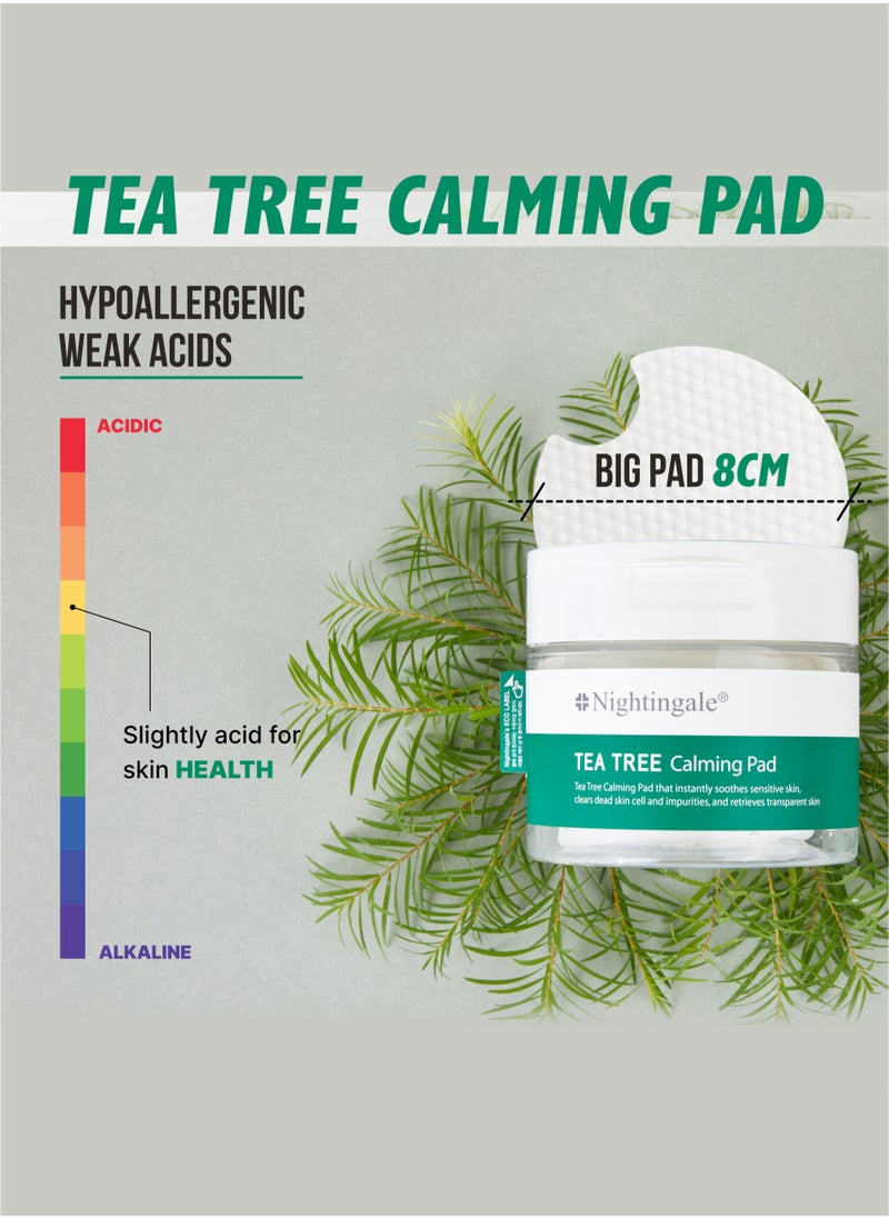 Korean Tea Tree Calming Pad 50 Pcs with Natural Ingredients, Hydrating Makeup Remover - pzsku/Z15C7E978CC3A945575DCZ/45/_/1718787485/441a8f49-00f1-42e2-bc12-8a870bee7d24