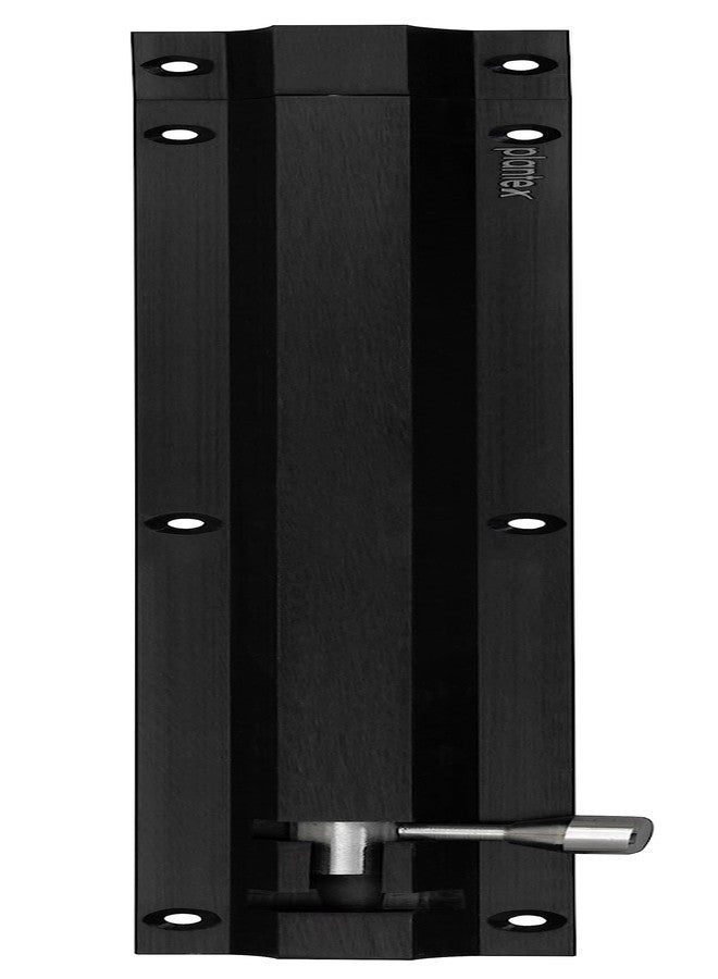 Plantex Stainless Steel 12 inch Tower Bolt/Tower Bolt for Home,Offices Doors and Windows/Tower Bolt for Main Door/Door Latch/Kundi/Chitakini/Door Latch for Windows (Black, Pack of 1) - Image 1