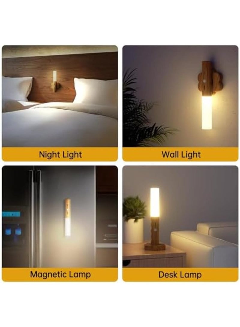 SYOSI USB Rechargeable Wall Light, Motion Sensor Night Light Portable Removable Magnetic Cordless Wireless Automatic Battery Strip Stick Night Lamp for Indoor Hallway Stairway Porch - Image 4