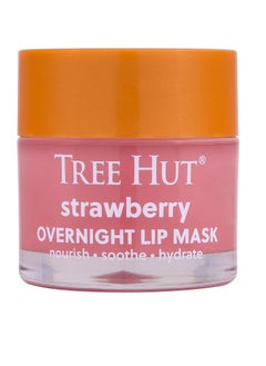 Tree Hut Tree Hut Strawberry Overnight Lip Mask | Leave on Overnight & Wake up to Soft, Hydrated Lips | Elevate your Self Care Routine | .6 oz. 