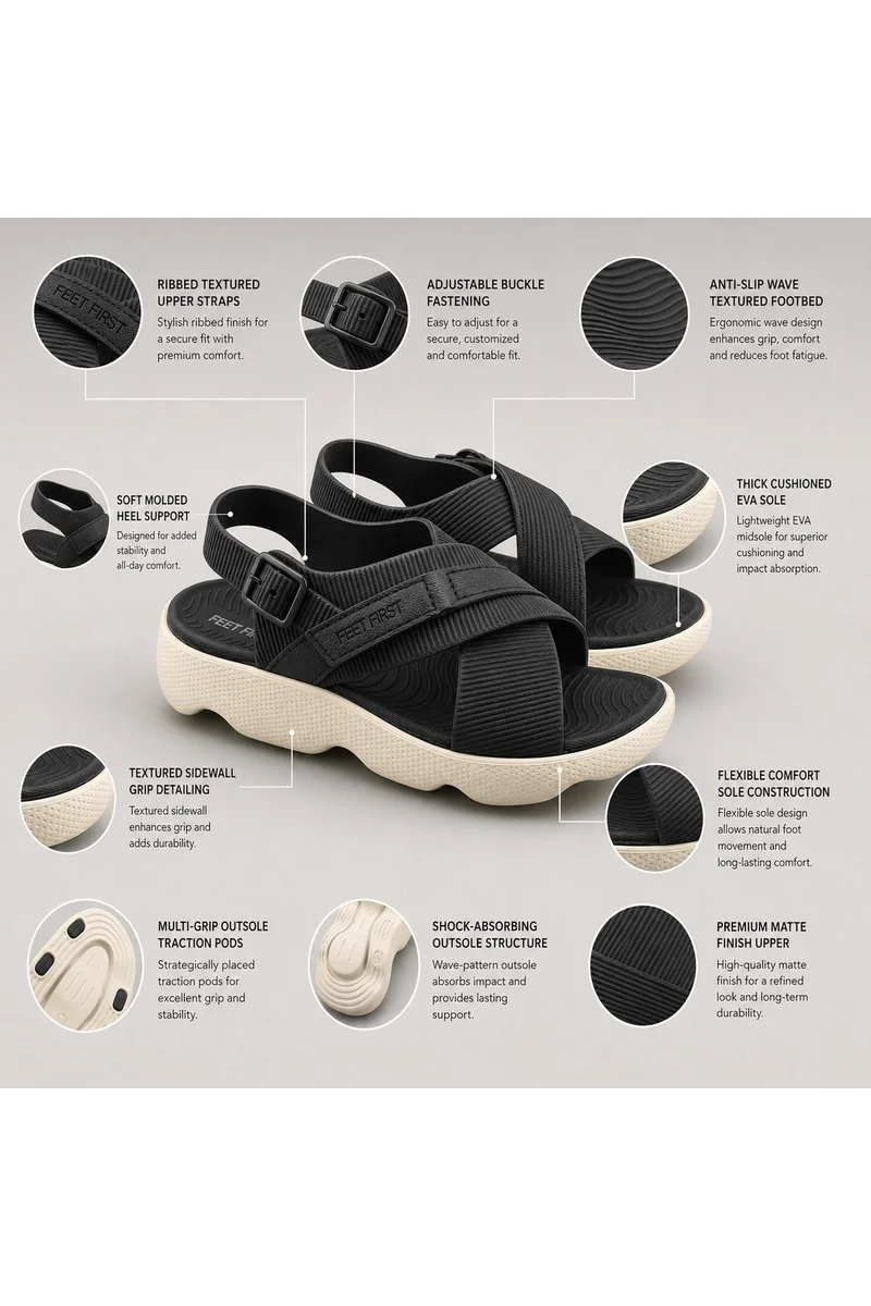 Feet First Casual Everyday Comfort Sandals