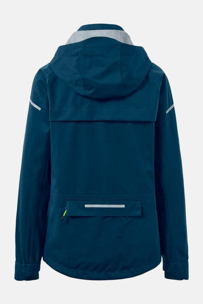 Tchibo Women Plain Rain Coat, Teal Blue  - Image 3