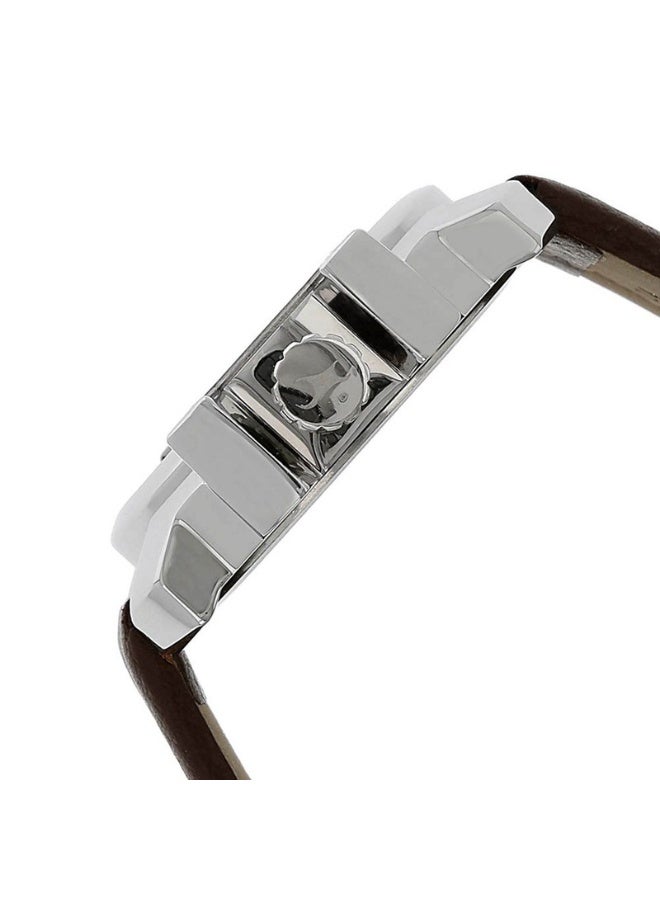 fastrack 3098SL02 Men's Analog Watch – Black Dial, Brown Leather Strap, Quartz Movement - Image 3