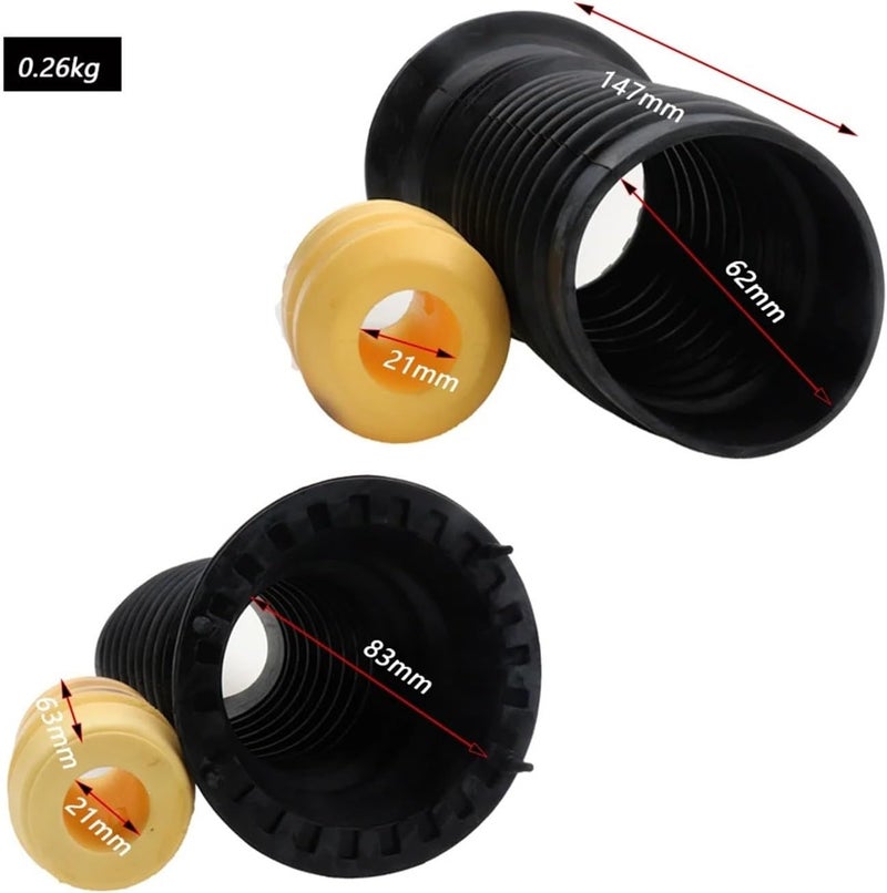 DEMULAX DB Front Dust Cover Air Shock Absorber Boot Set - Image 2