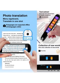 TIGER Translation Pen Scan Reader – Text to Speech Device, Language Translator, OCR Reader Pen, Supports 134 Languages, Photo & Text & Voice Translation, Ideal for Dyslexia – White  - Image 5