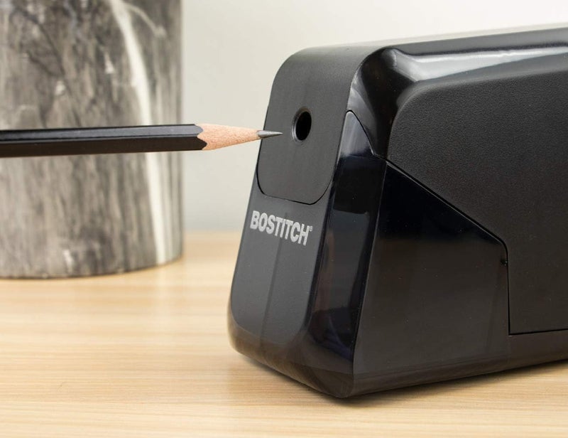 Bostitch Office Battery Pencil Sharpener, 4X Longer Cutter Life, Tip Saver Technology, Black (BPS4-BLK) - Image 4