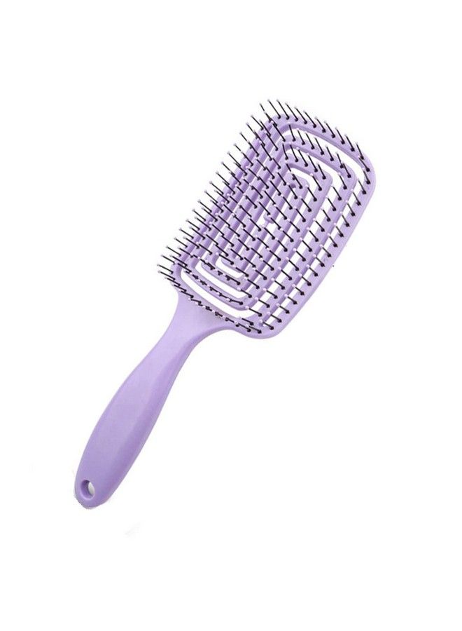 pepplo 1Pcs Detangling Brush For Adults & Kids Hair. Detangler Hairbrush For Natural Curly Straight Wet Or Dry Hair. Hair Brushes For Women. Styling Brush (Purple) - Image 2