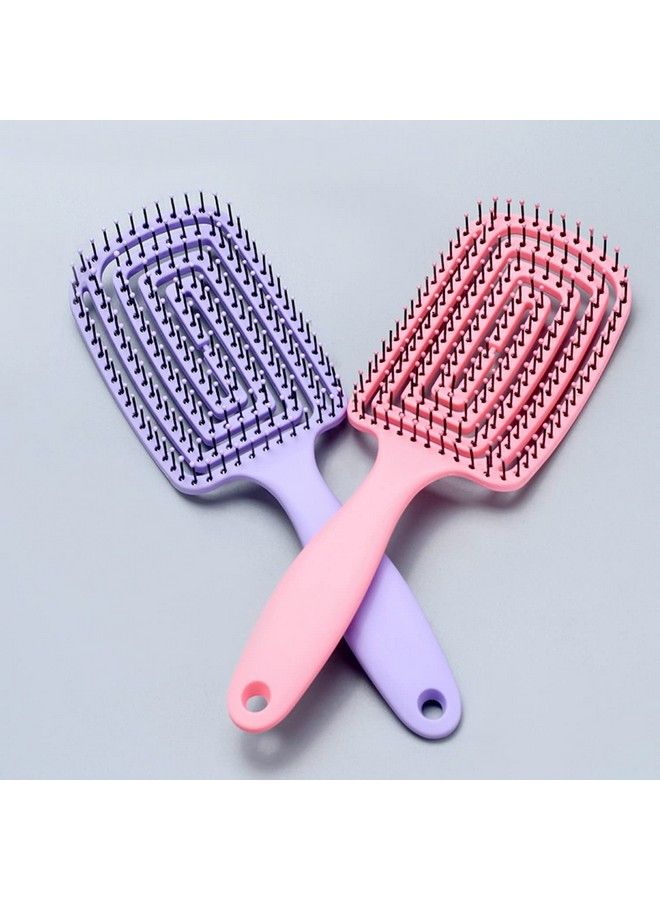 pepplo 1Pcs Detangling Brush For Adults & Kids Hair. Detangler Hairbrush For Natural Curly Straight Wet Or Dry Hair. Hair Brushes For Women. Styling Brush (Purple) - Image 5