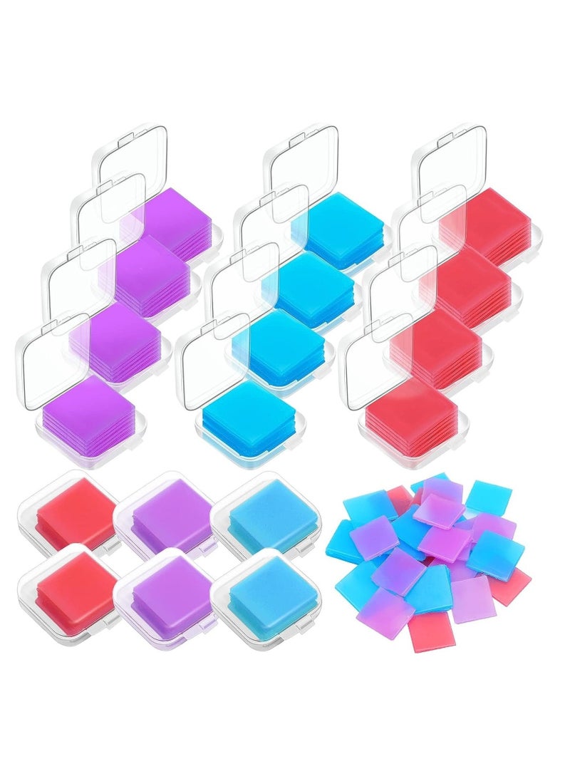 Diy Diamond Painting Glue Clay Set - 108 Pieces With Organizer Box - Embroidery Cross Stitch Drilling Mud - Diamond Painting Wax Tool Kit - 3 Colors Glue Clay For Accessories - 2.5 X 2.5 Cm  - Image 1