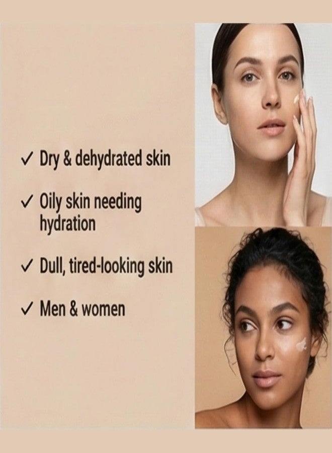 SANCTUS Hydro-Quench Plumping Hydration Serum with Aquaporin, Aquaxyl & Hyaluronic Acid, pH 5.5, Lightweight Moisturizing Face Serum for All Skin Types, 30ml - Image 2