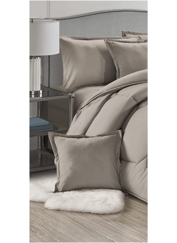 Moon Royal, comfortable and soft single bed comforter set, 6 pieces, double solid  - Image 2