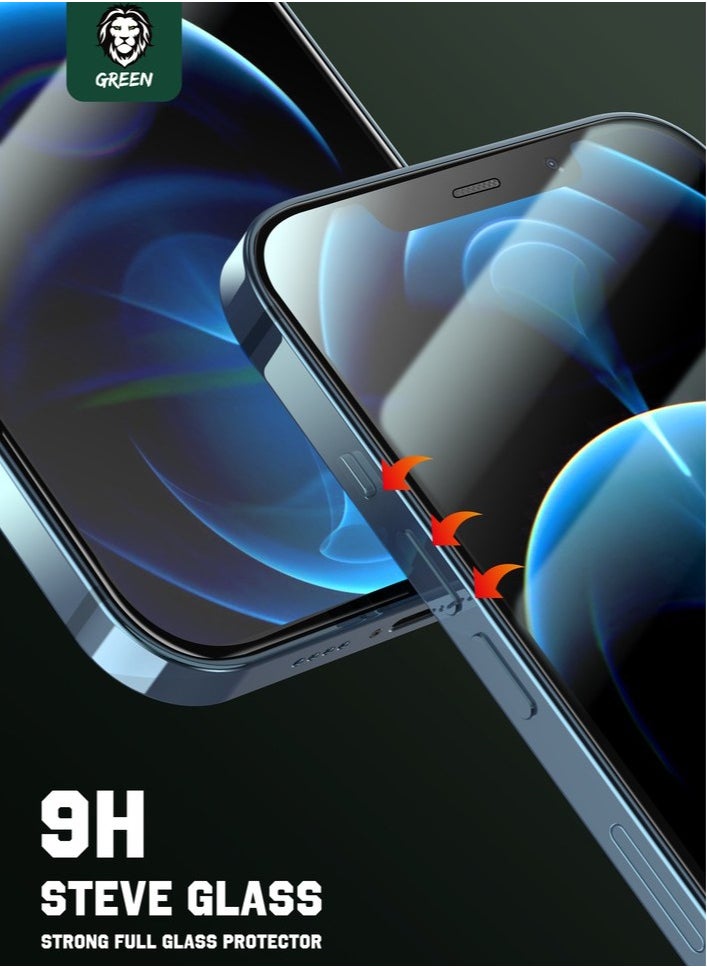 9H Steve HD Glass Full Screen Protector for iPhone 11 / Anti Scratch / Grease Resistance / Anti Fingerprint / Bubble Free / Crystal Clear / Ultra Hardness / Full Coverage / Anti Reflective / Highly Responsive / Durable / Maximum Protection / High Quality - Clear