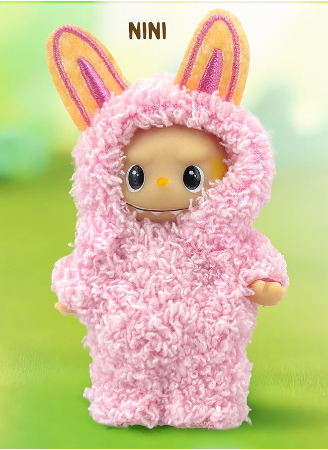 Galaxy Toys - Nibbletuft Twinkleboo Labubu dolls The Monsters Mini Keychain Figure 4-Inch Blind Box Collectible Toy Assorted Random Design - Image 1