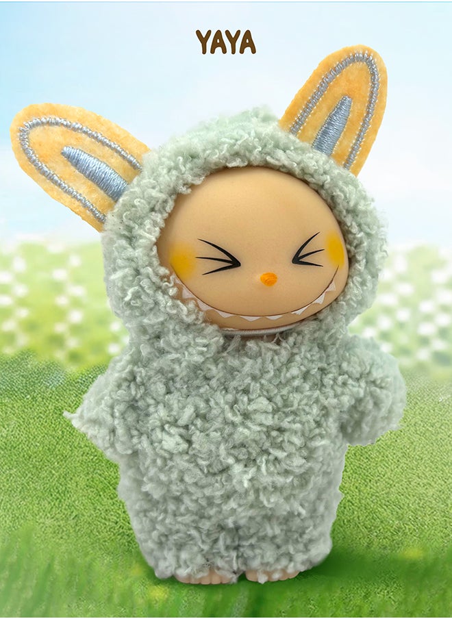 Galaxy Toys - Nibbletuft Twinkleboo Labubu dolls The Monsters Mini Keychain Figure 4-Inch Blind Box Collectible Toy Assorted Random Design - Image 1