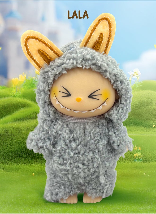 Galaxy Toys - Nibbletuft Twinkleboo Labubu dolls The Monsters Mini Keychain Figure 4-Inch Blind Box Collectible Toy Assorted Random Design - Image 1