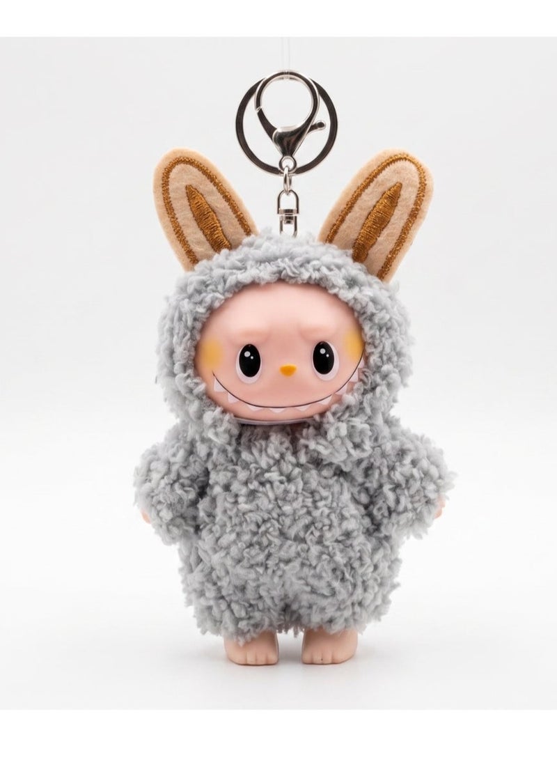Nibbletuft Twinkleboo Labubu dolls The Monsters Mini Keychain Figure 4-Inch Blind Box Collectible Toy Assorted Random Design - Image 1