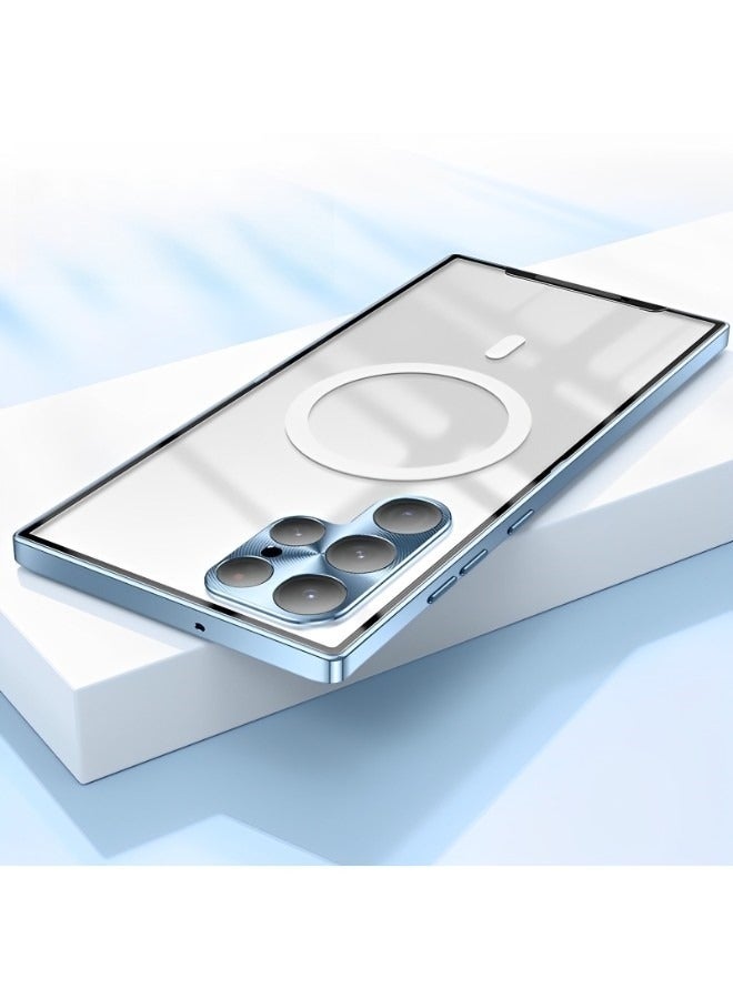 REOCLE Samsung S23 Ultra Case with Yellowing Resistant Protection Magnetic Magsafe Metal Case for Samsung Galaxy S23 S22 S21 Ultra Plus Note 20 Ultra - Image 2