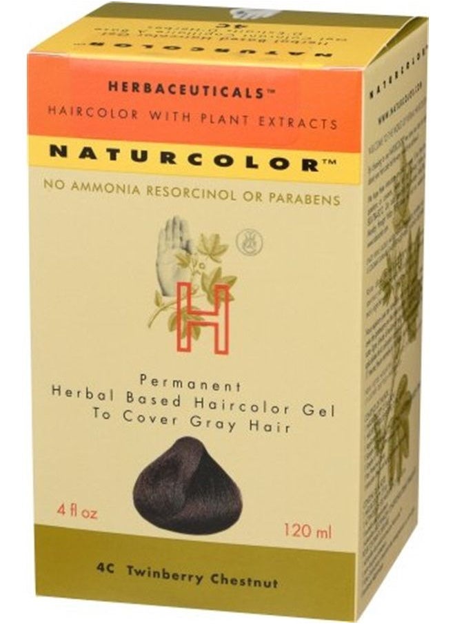 Naturcolor Haircolor Hair Dye - Twinberry Chestnut, 4 Ounce (4C)  - Image 1