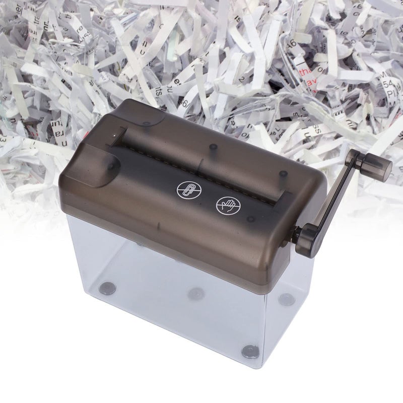 Manual Paper Shredder for Home Office School and Shop Grey Color 8 1x3 9x5 5 Inches - Image 5