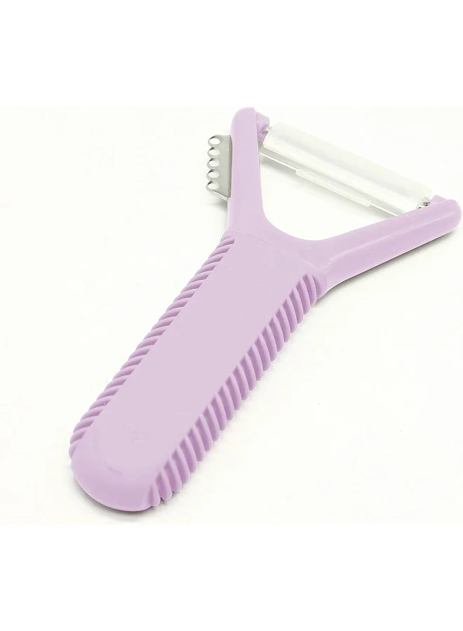 Cuisine Art Dual-Function Peeler with Safety Cover – Purple (M-651)
