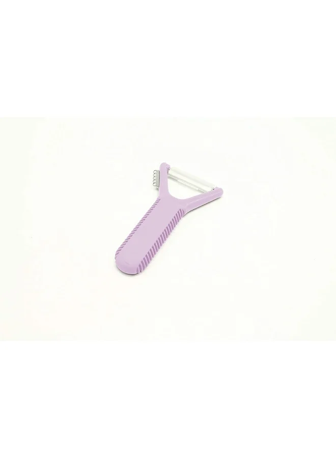 Cuisine Art Dual-Function Peeler with Safety Cover – Purple (M-651)